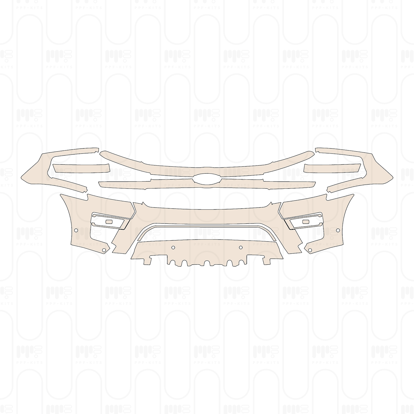 PPF precortado Ford Expedition Standard Wheelbase Timberline 2022