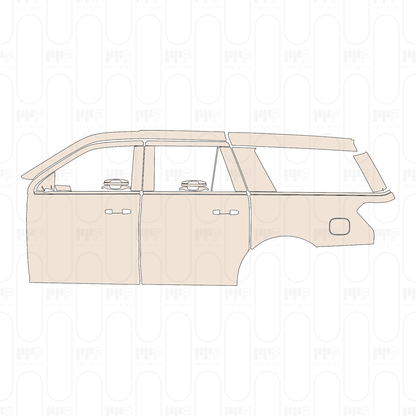 Pre-Cut PPF Ford Expedition Extended Wheelbase XLT 2022