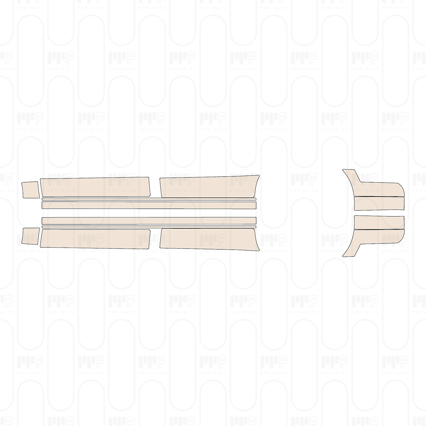 PPF precortado Ford Expedition Extended Wheelbase King Ranch 2022