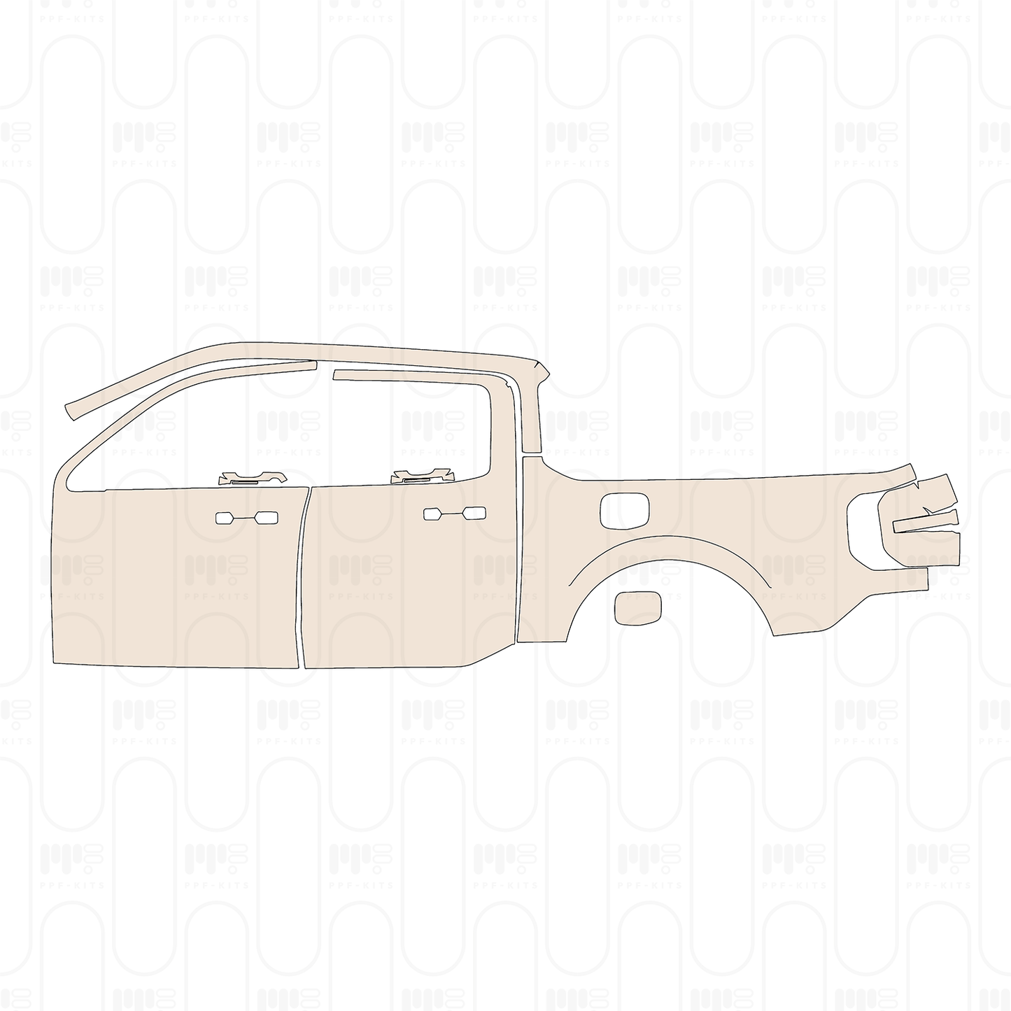 Pre-Cut PPF Ford Maverick LARIAT 2022