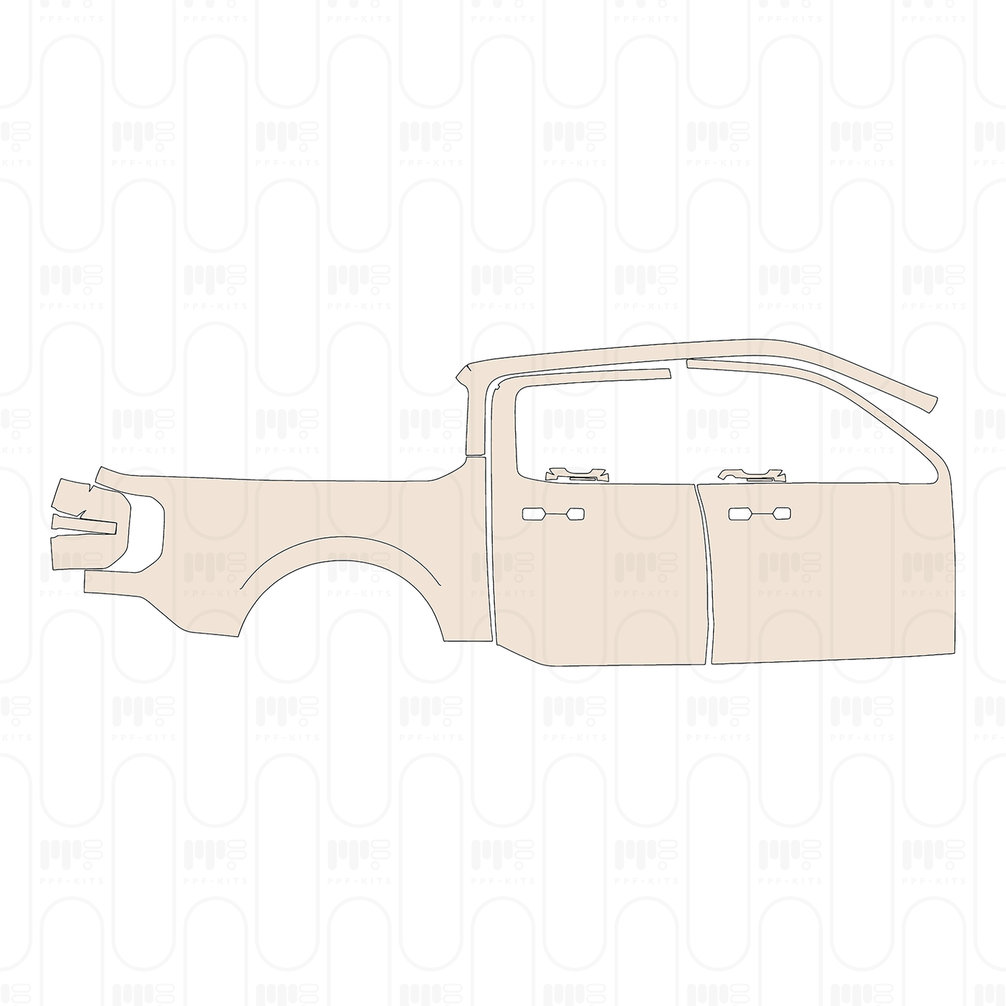 Pre-Cut PPF Ford Maverick LARIAT 2022