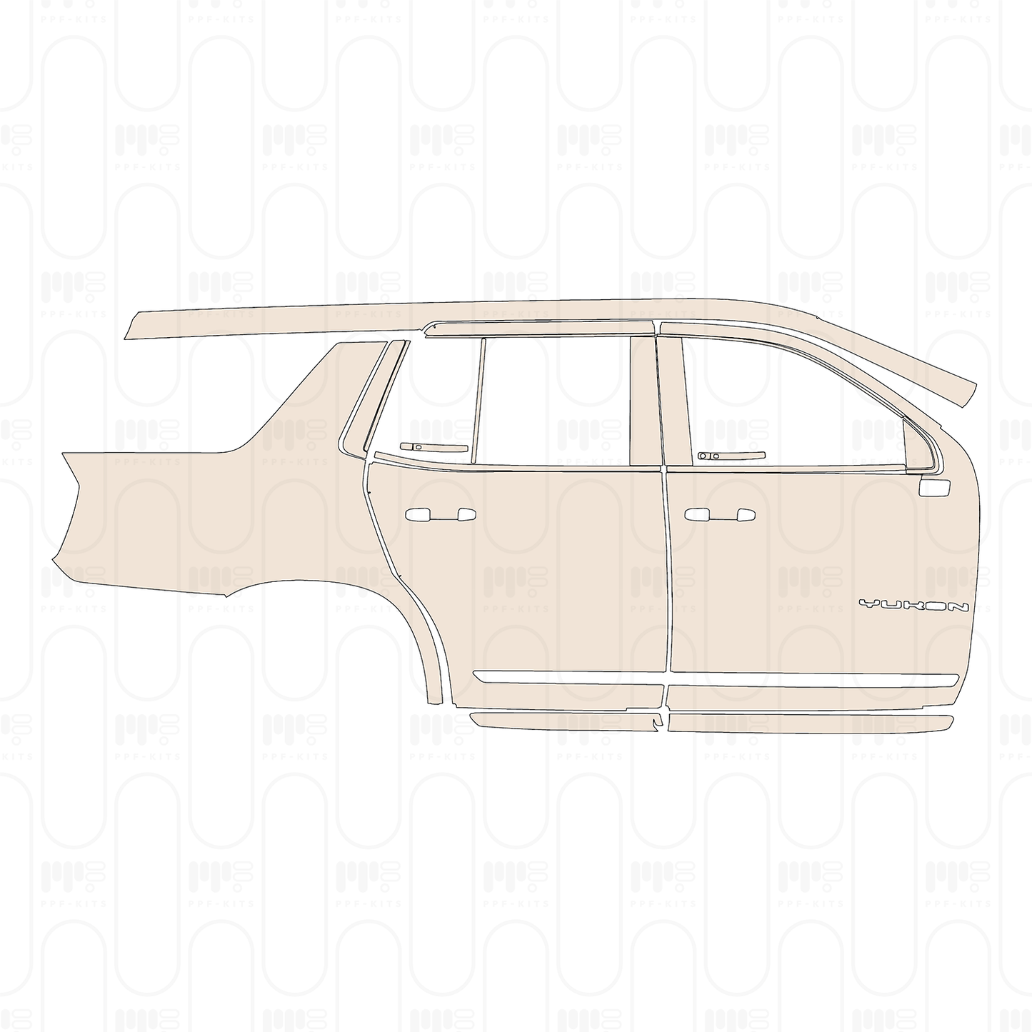 Pre-Cut PPF GMC Yukon SLE 2022