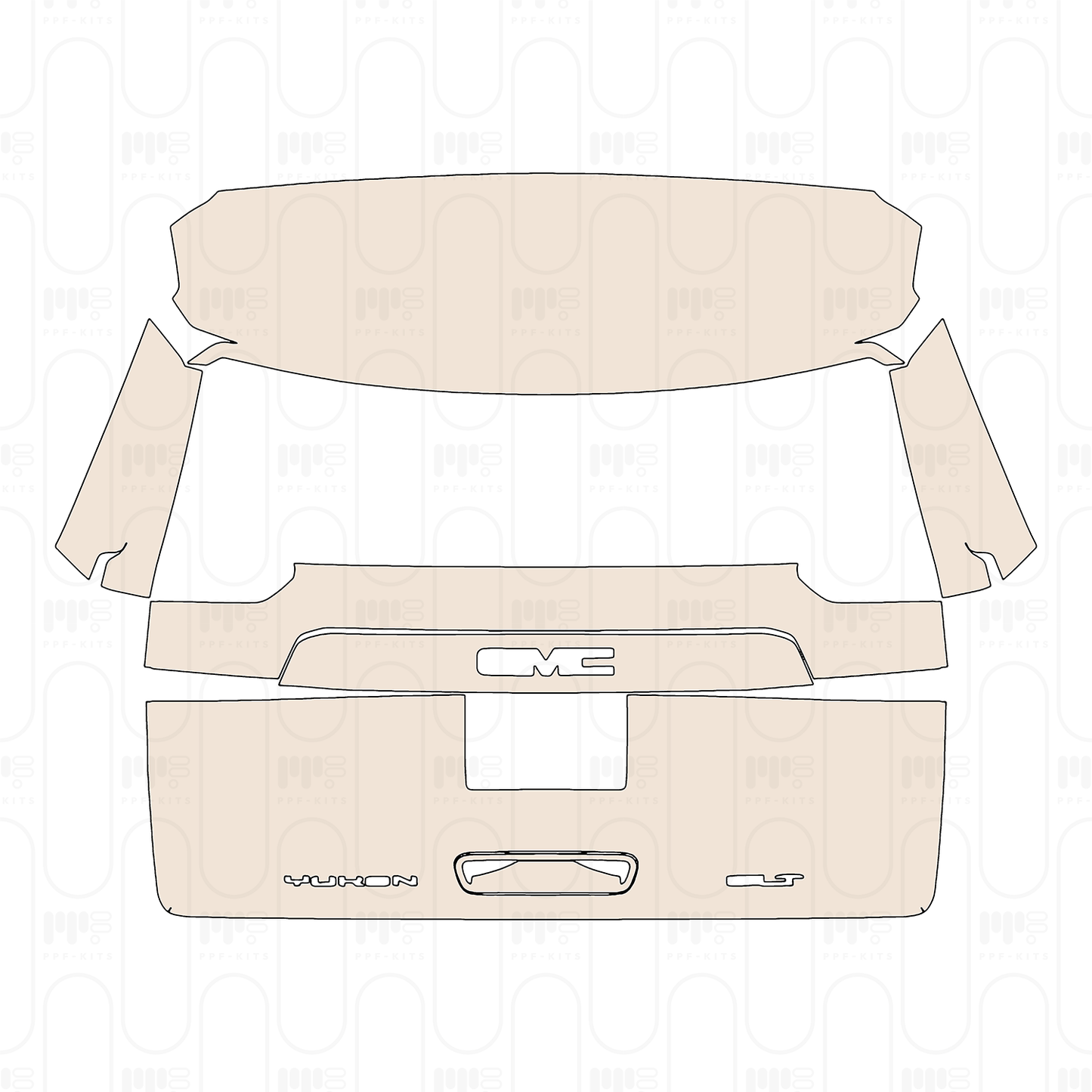 PPF precortado GMC Yukon SLT 2022
