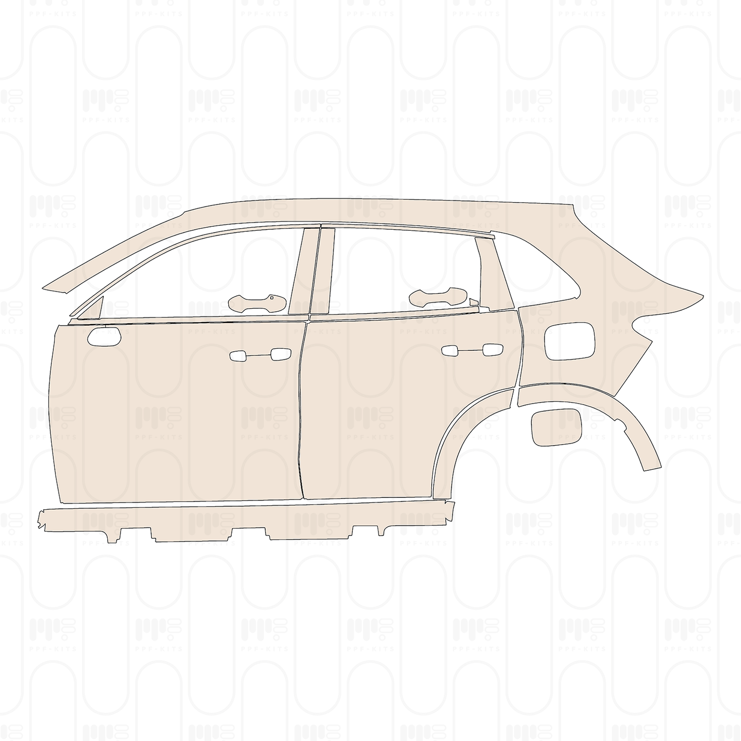 PPF precortado Honda ZR-V (CN) e:HEV 2022