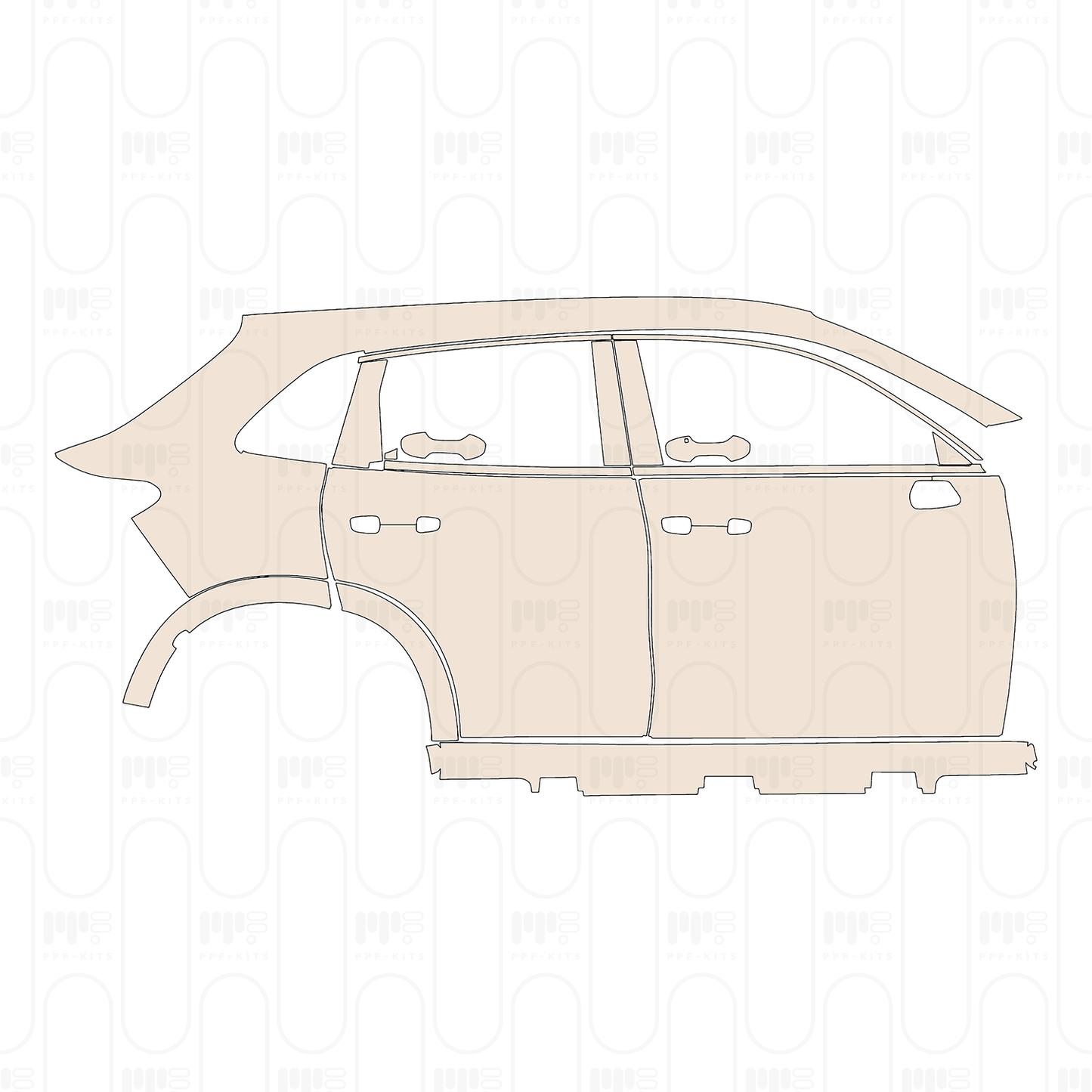 PPF precortado Honda ZR-V (CN) e:HEV 2022