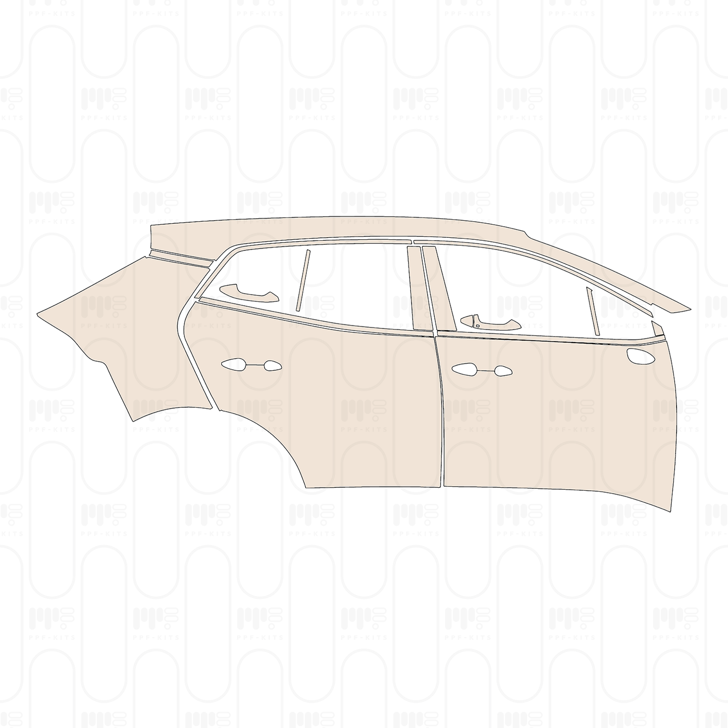 Pre-Cut PPF KIA Sportage (EU) Base 2022