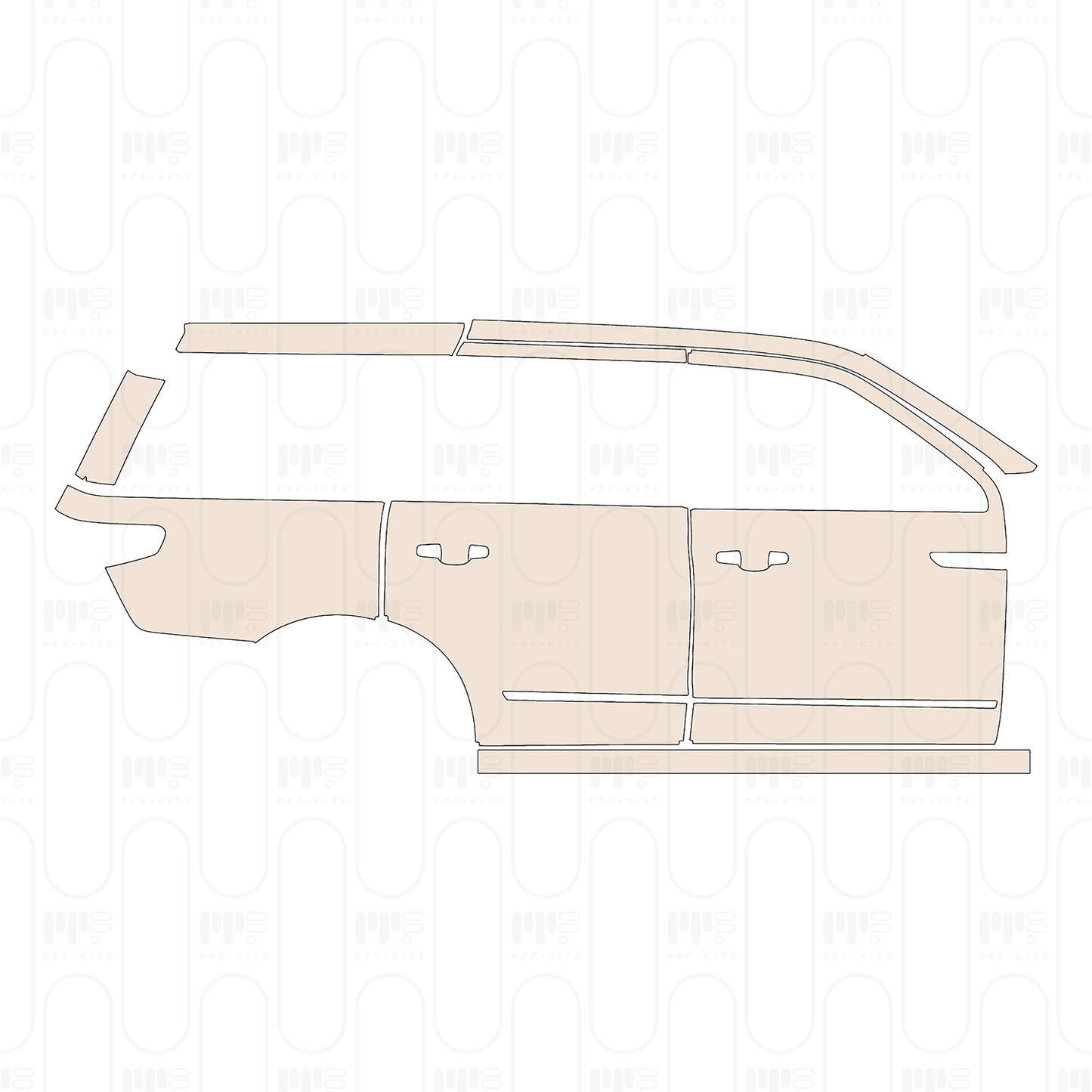 Pre-Cut PPF Lincoln Navigator Standard Wheelbase 2022