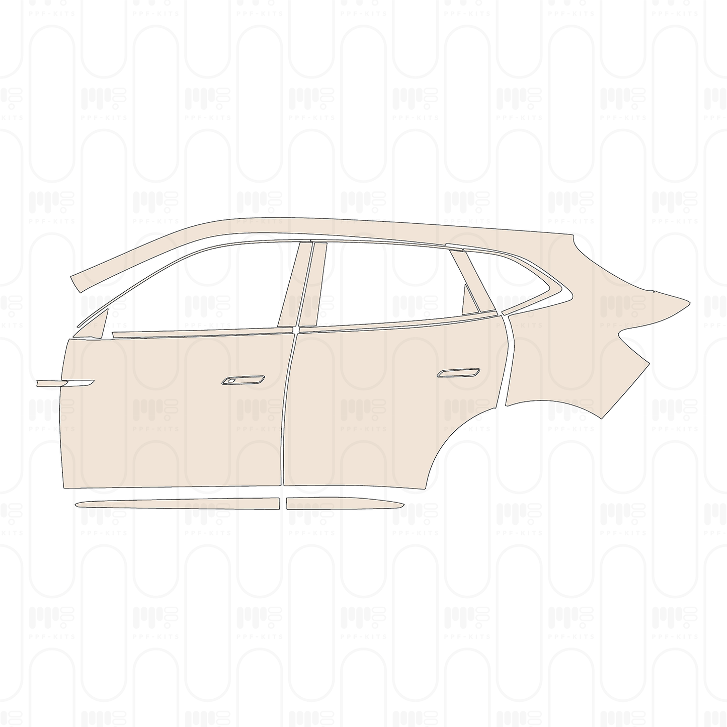 Pre-Cut PPF MG Marvel R Electric 2024