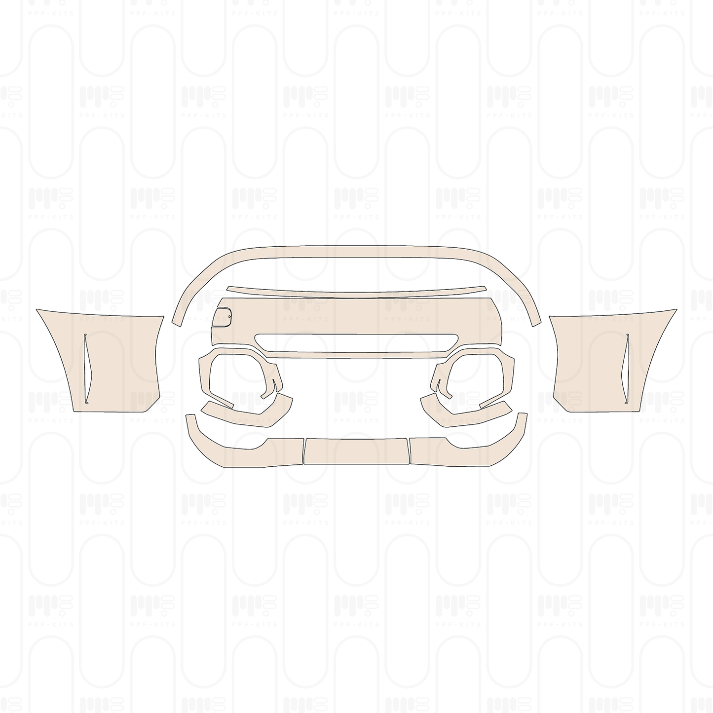 PPF precortado MINI Convertible Cooper S Base 2022