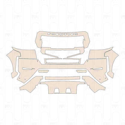 PPF precortado Nissan Frontier Crew Cab Pro-4X 2022