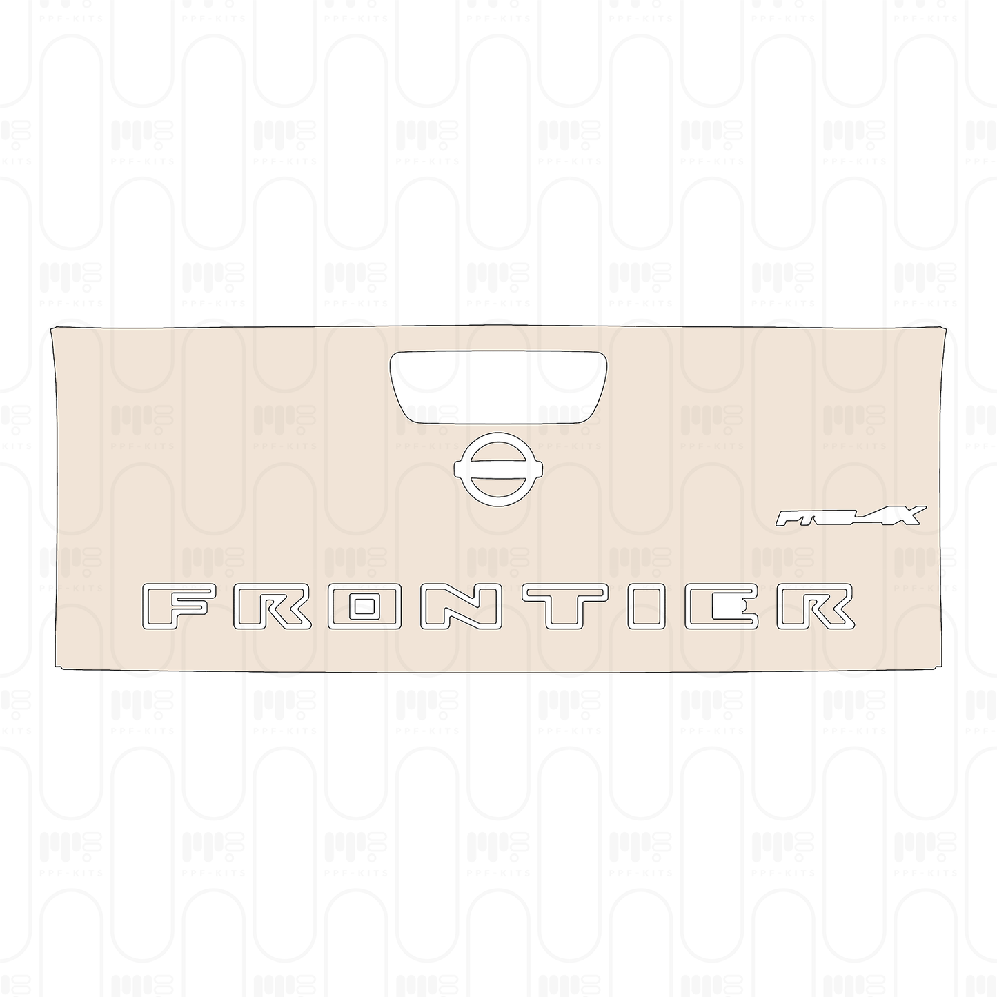 PPF precortado Nissan Frontier Crew Cab Pro-4X 2022