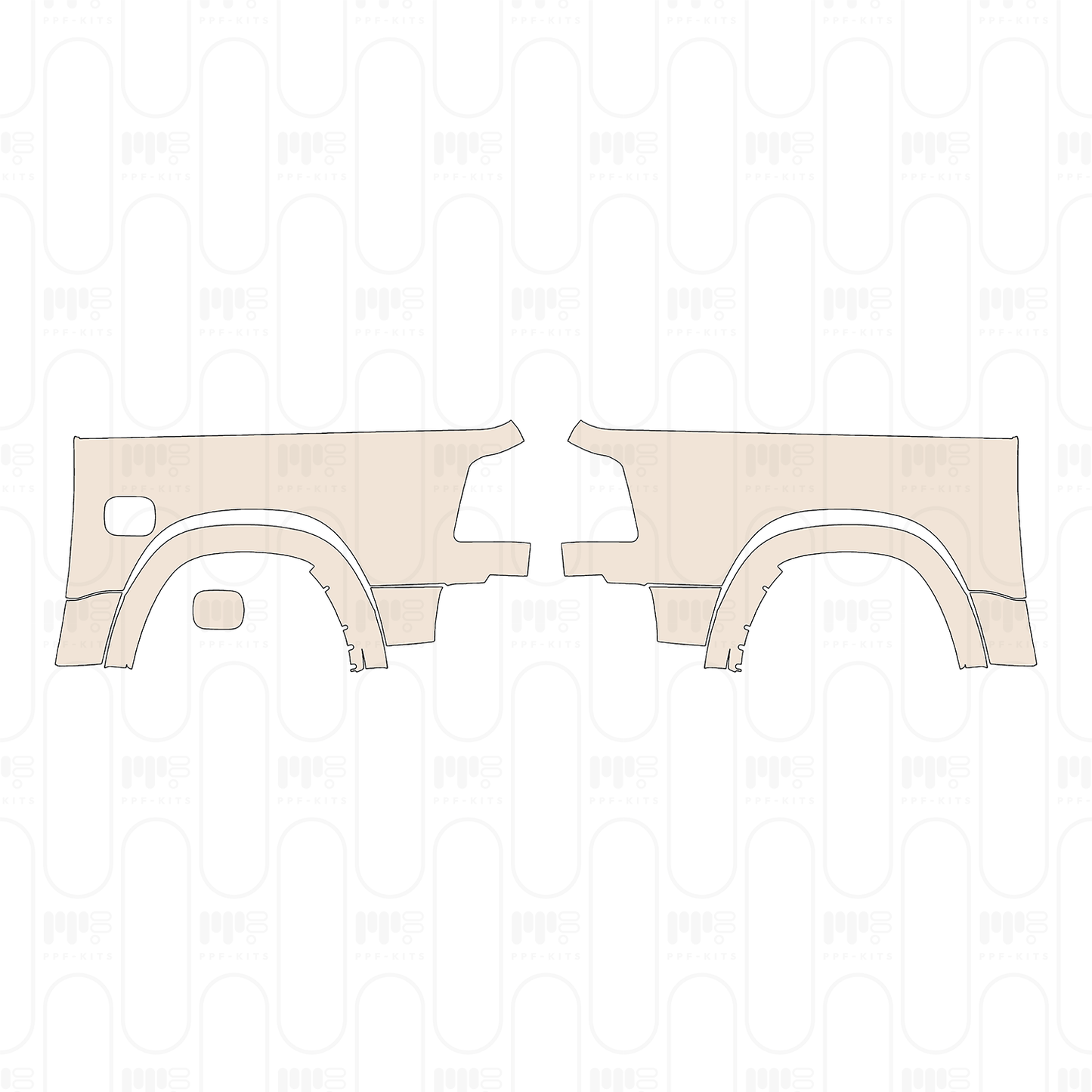 Pre-Cut PPF RAM Trucks 1500 Crew Cab Limited 2023