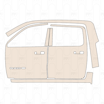 PPF precortado RAM Trucks 1500 Crew Cab Limited Longhorn 2023