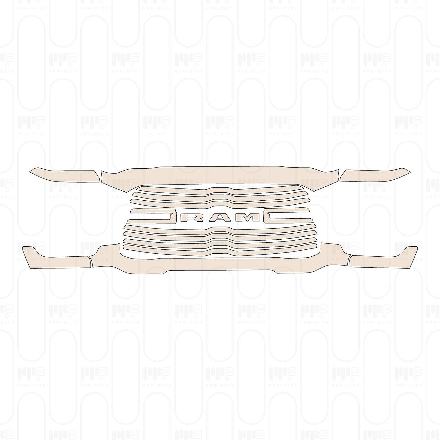 Pre-Cut PPF RAM Trucks 3500 Laramie 2022