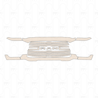 Pre-Cut PPF RAM Trucks 3500 Laramie 2022