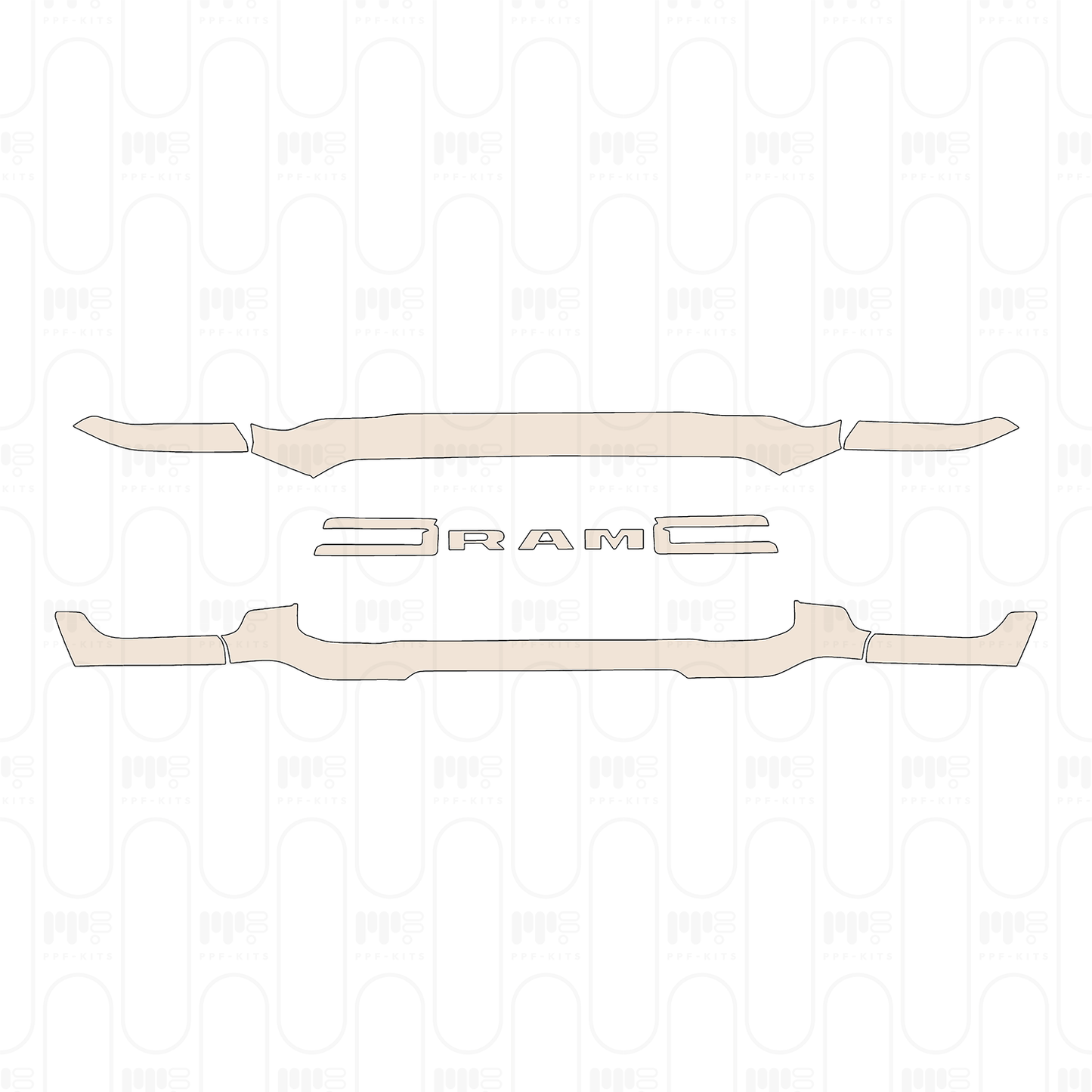 Pre-Cut PPF RAM Trucks 3500 Big Horn 2022