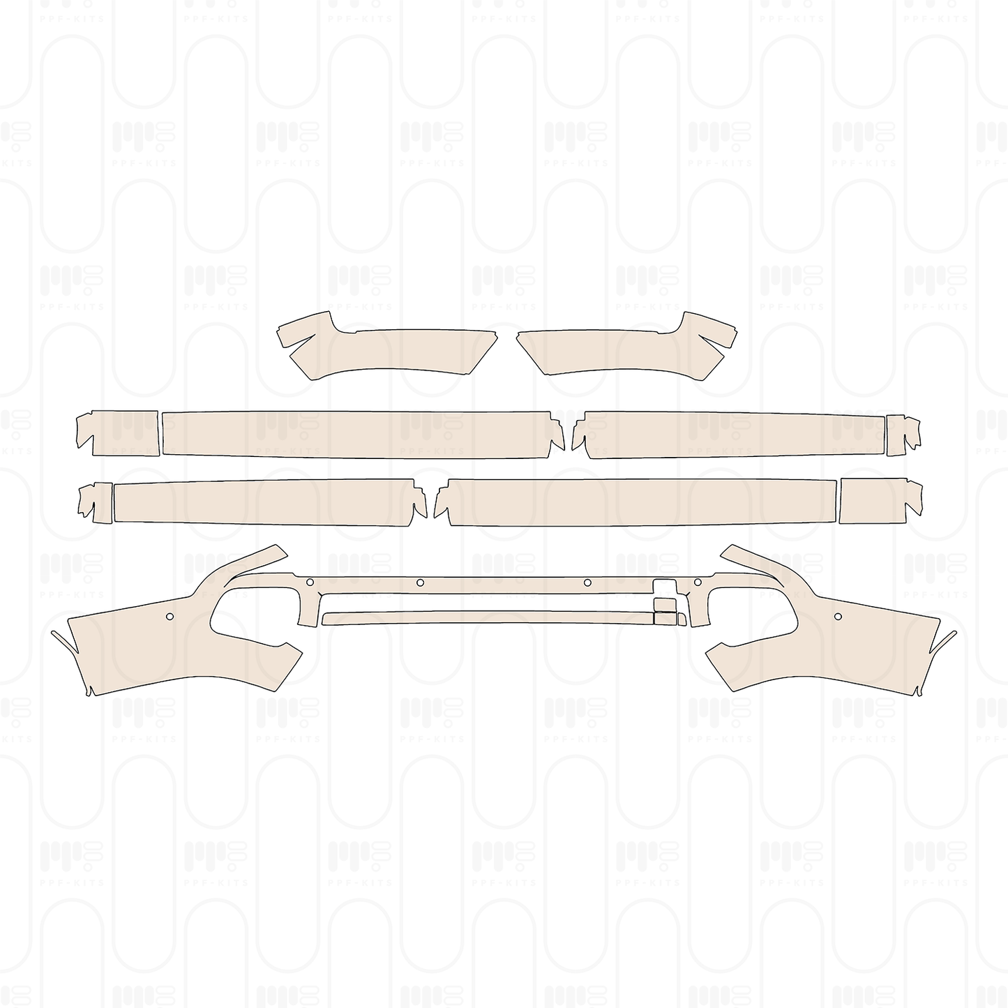 Pre-Cut PPF Rolls-Royce Cullinan 2021