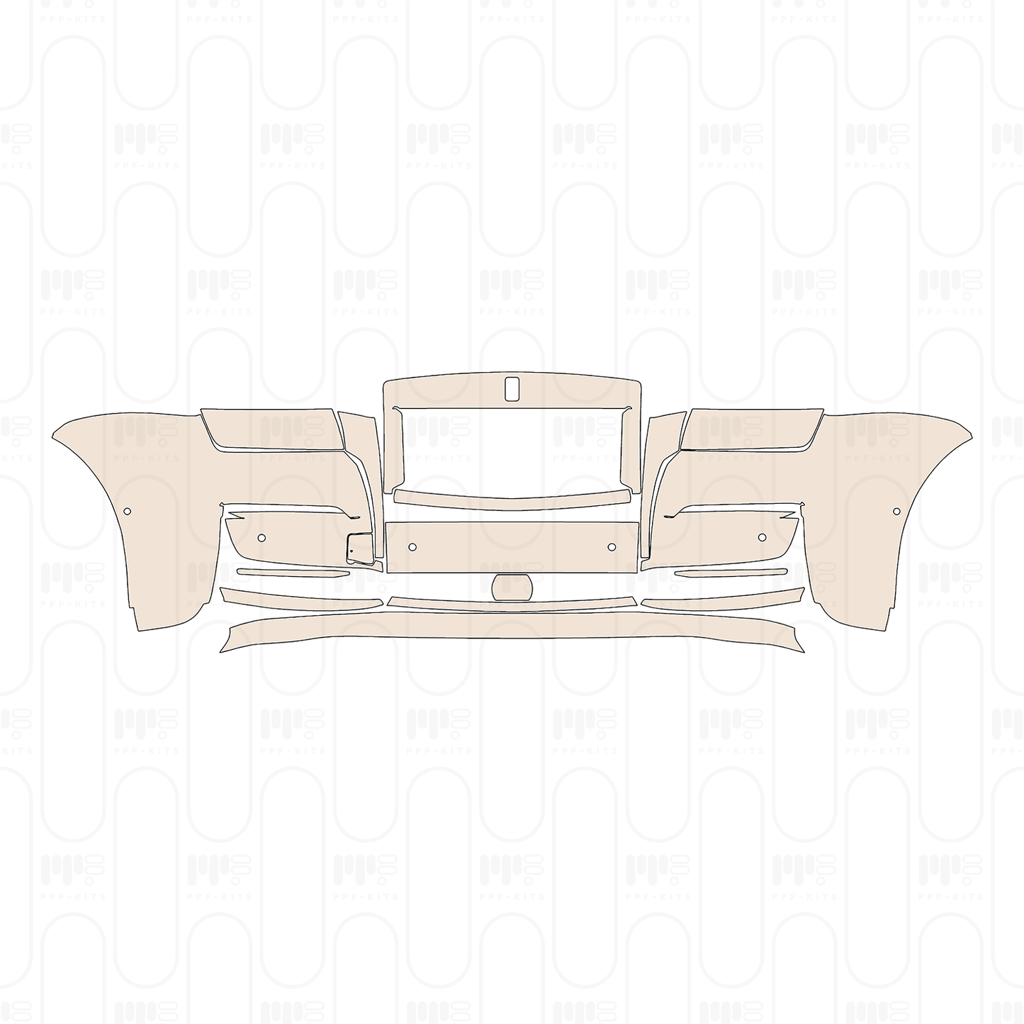 Pre-Cut PPF Rolls-Royce Ghost Standard Wheelbase 2023