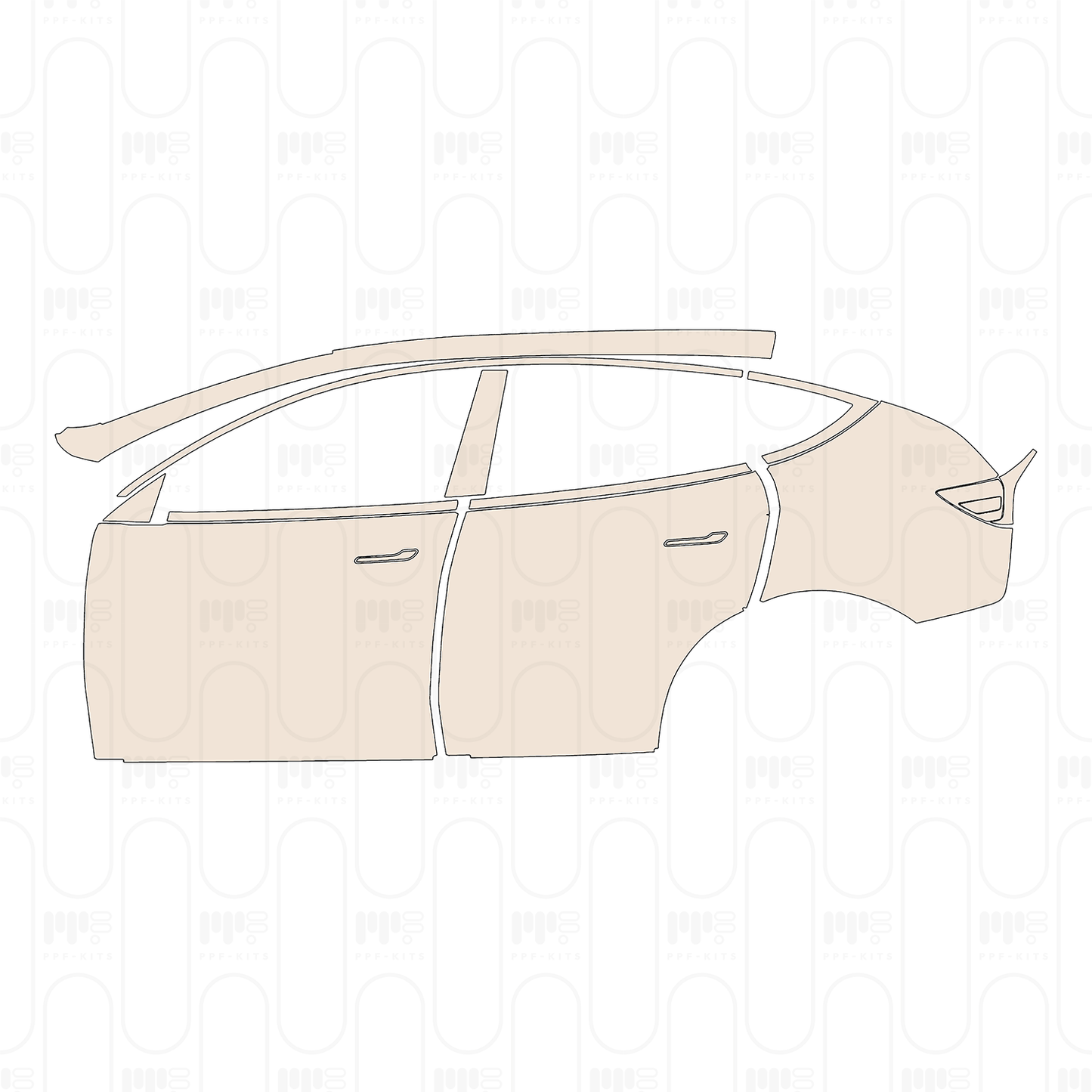 Pre-Cut PPF Tesla Model Y Performance 2022