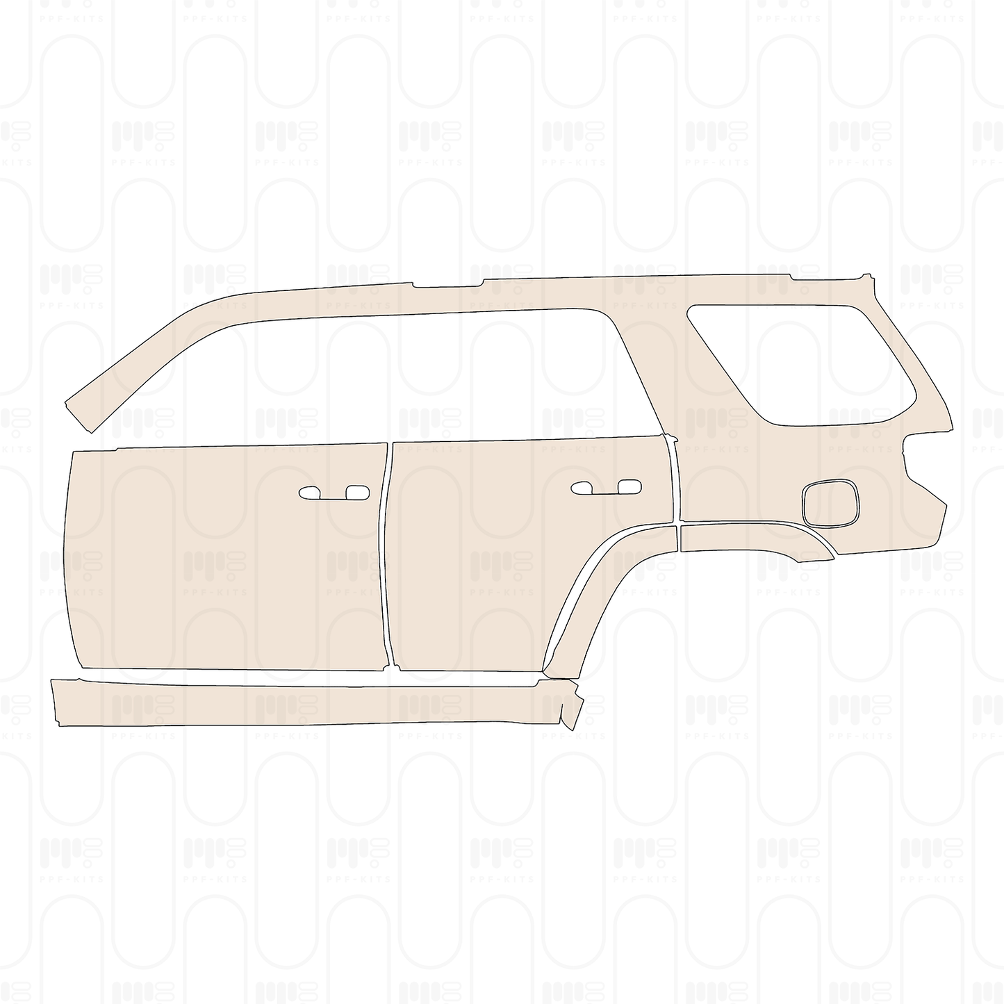 Pre-Cut PPF Toyota 4 Runner TRD Sport 2023