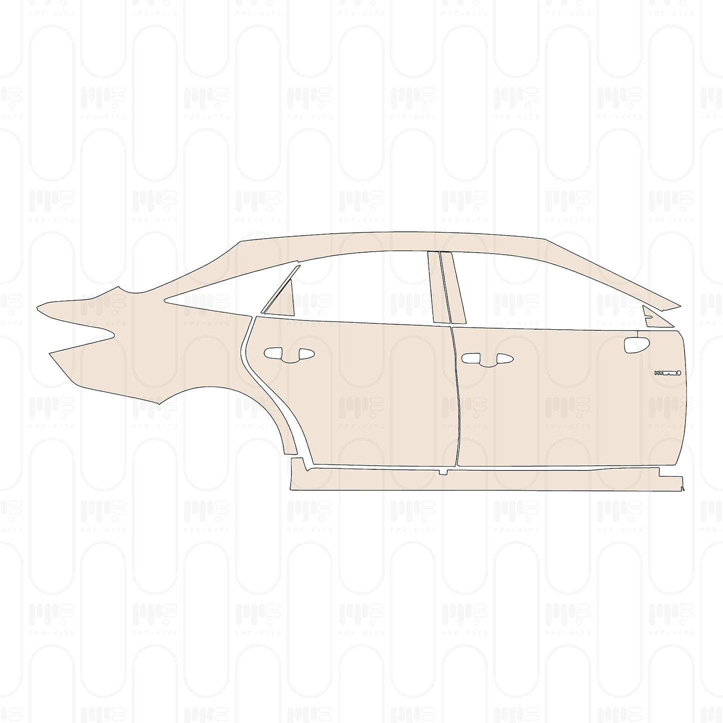 Pre-Cut PPF Toyota Avalon Sport 2022