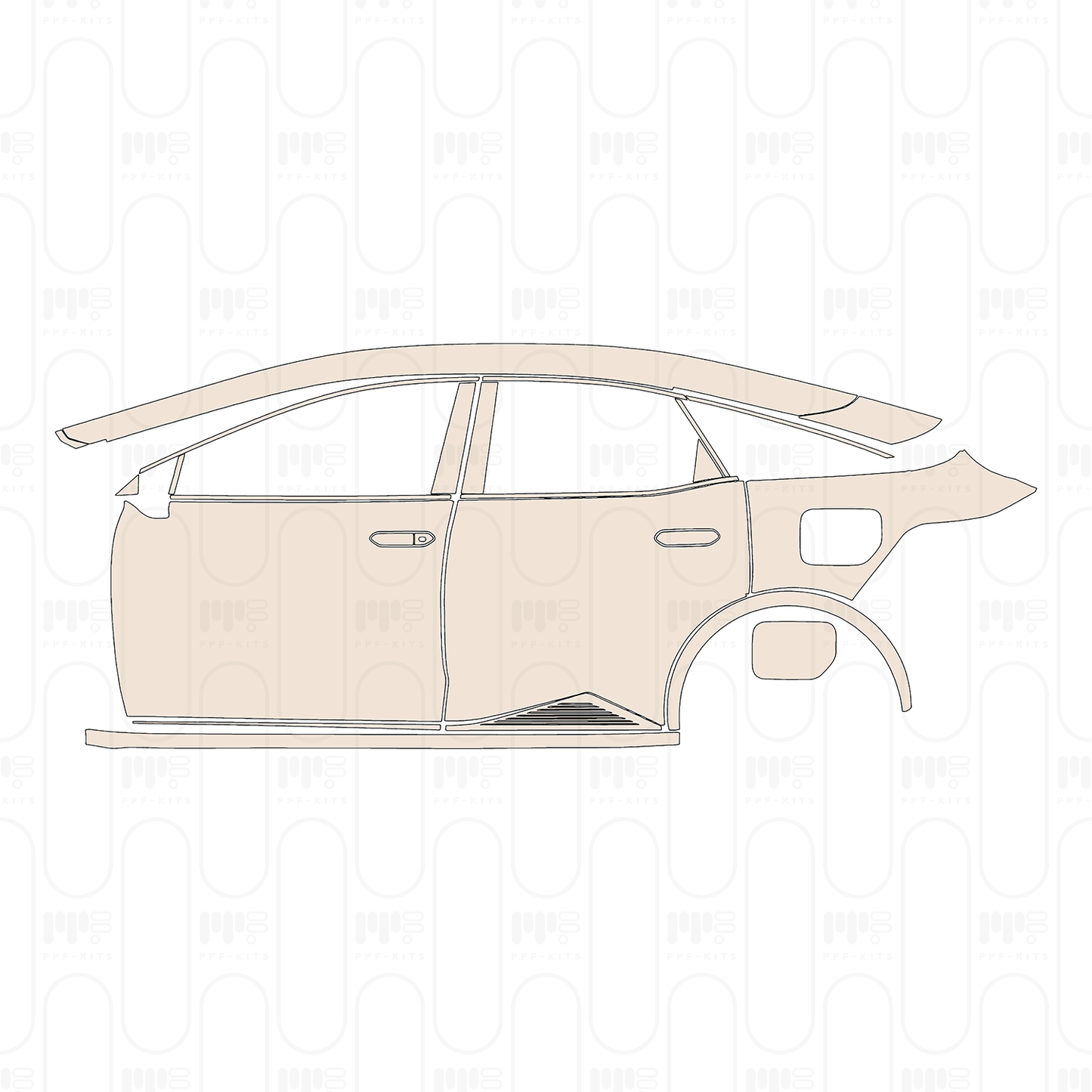 PPF precortado Toyota bZ3 2023