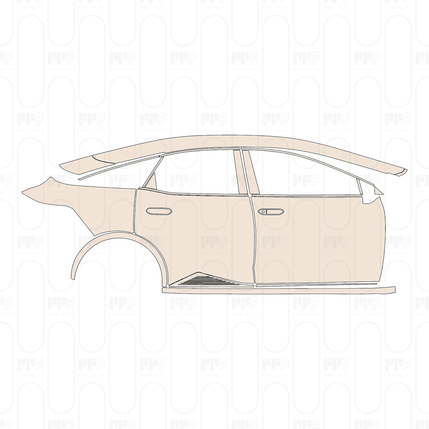 PPF precortado Toyota bZ3 2023