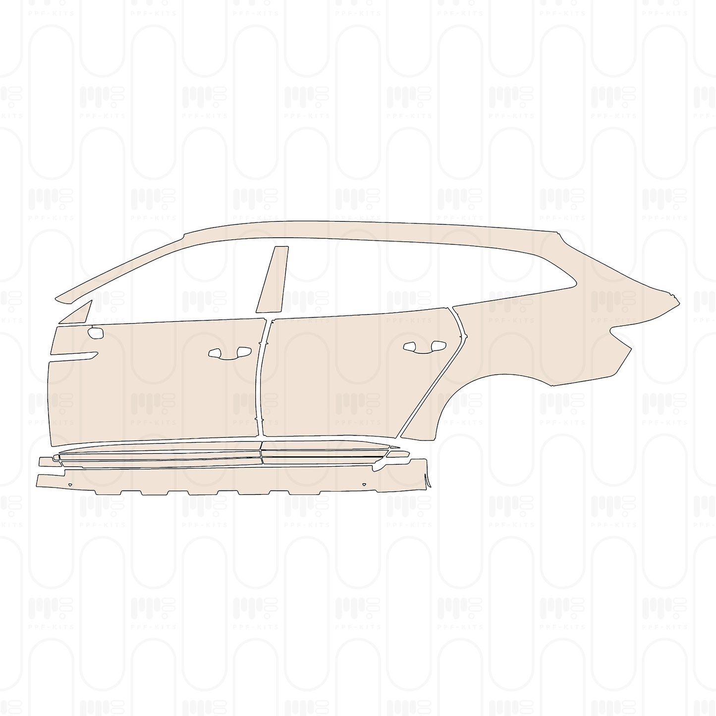 PPF precortado Volkswagen Arteon Shooting Brake R 2023