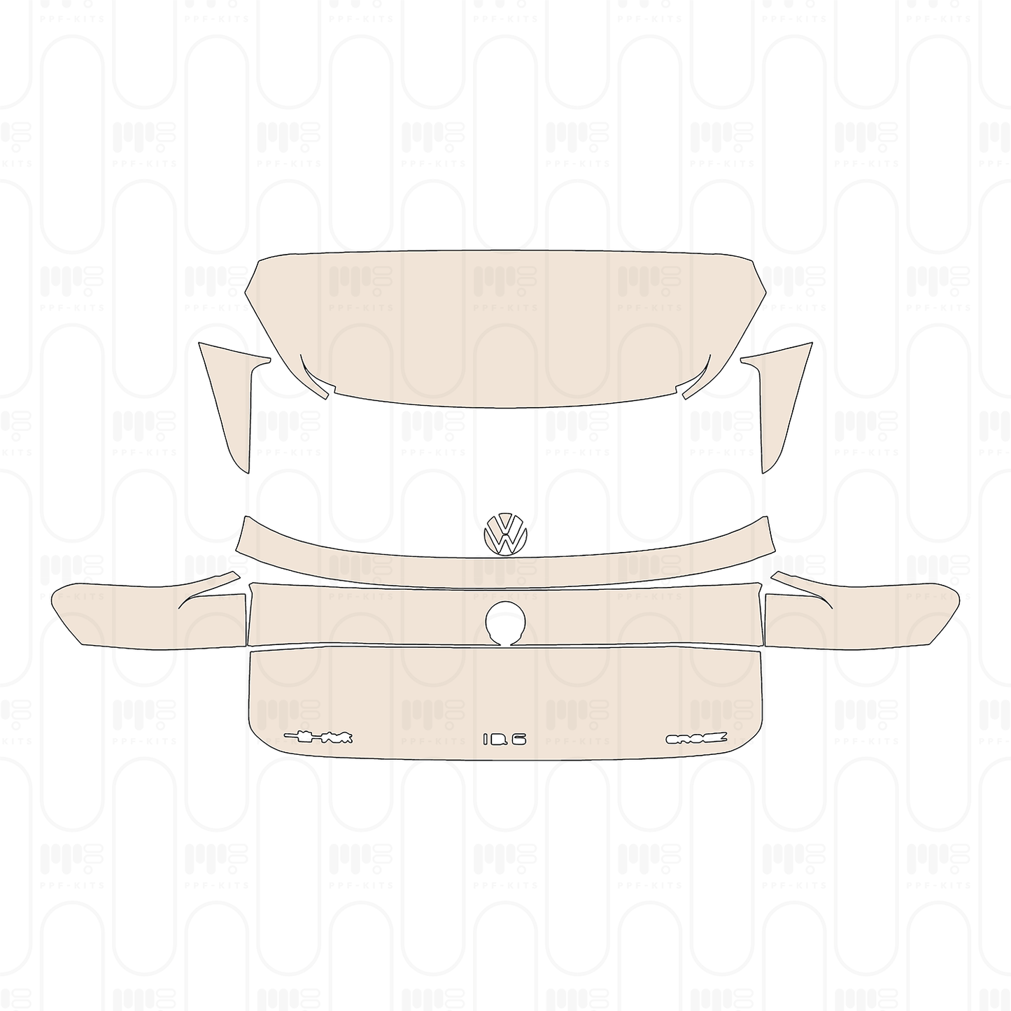 PPF precortado Volkswagen ID.6 Crozz 2023