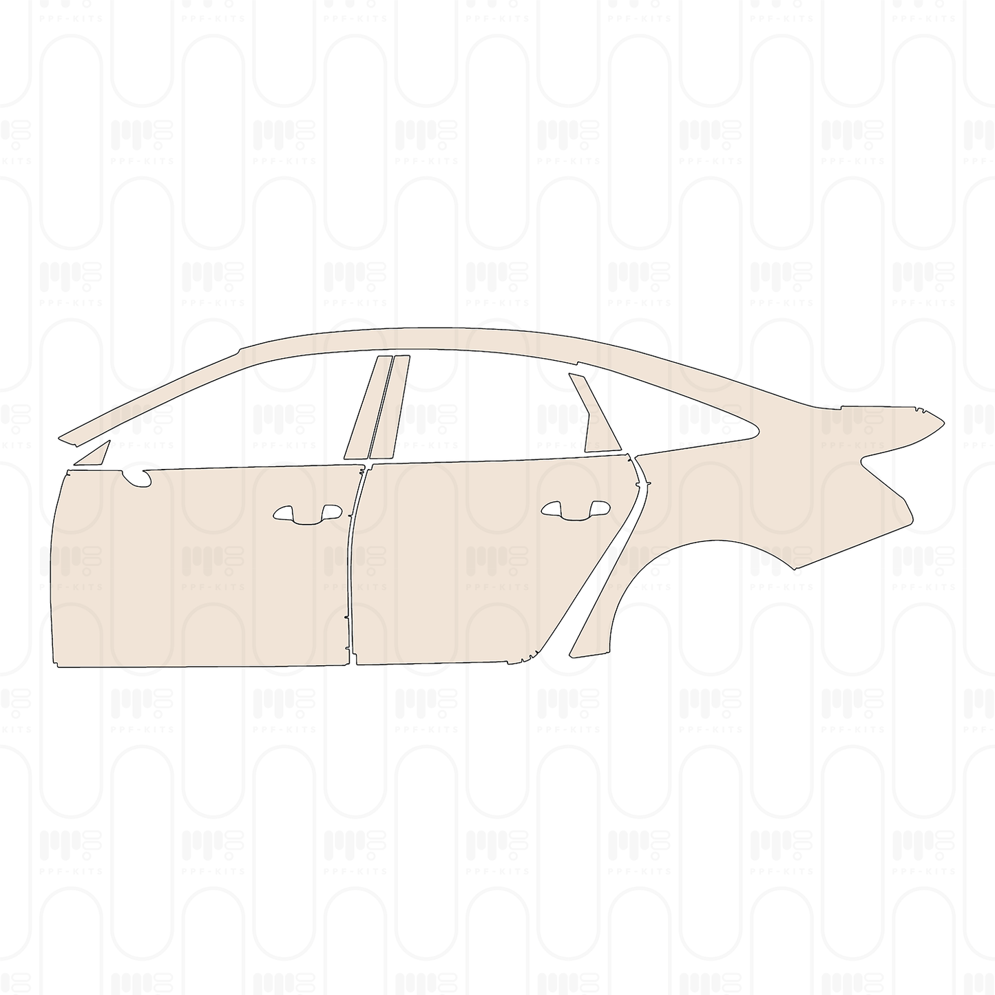 Pre-Cut PPF Audi A6 Base 2022