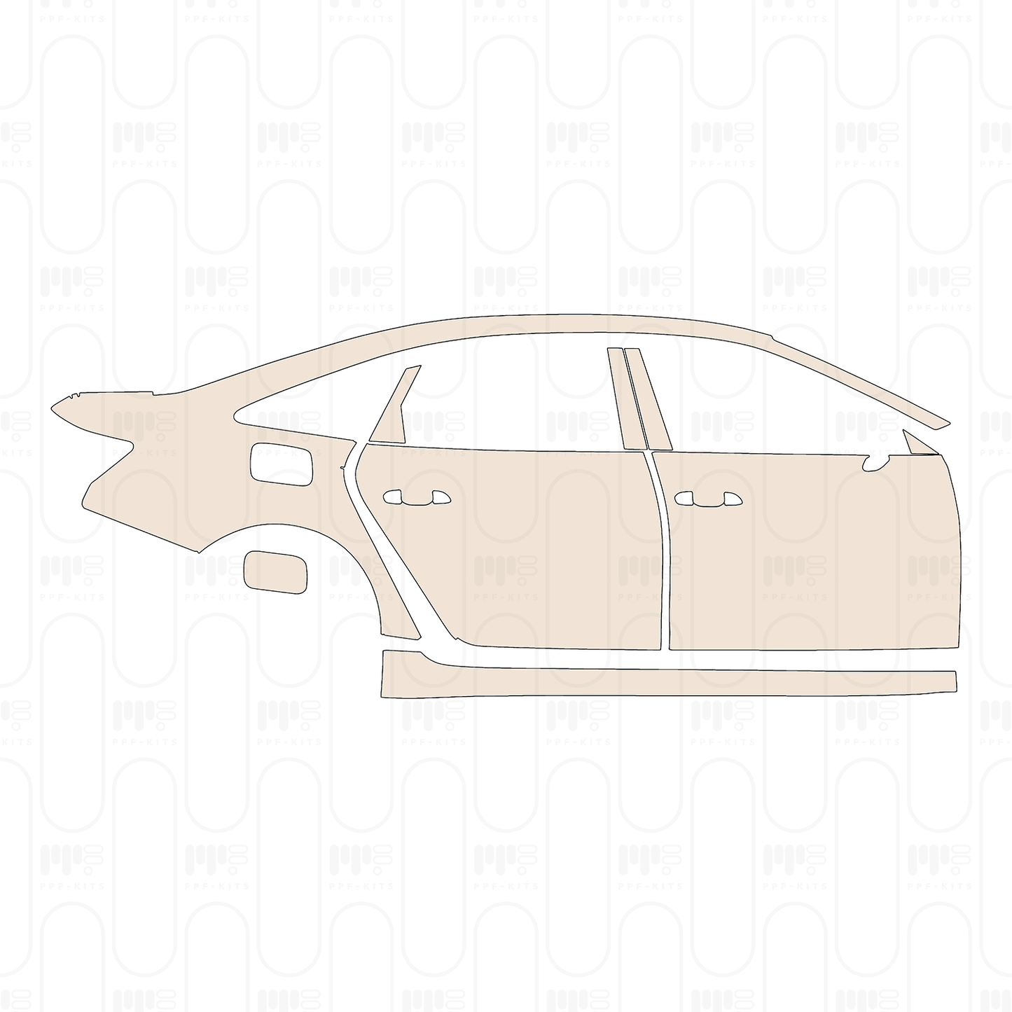 Pre-Cut PPF Audi A6 A6L Base 2022