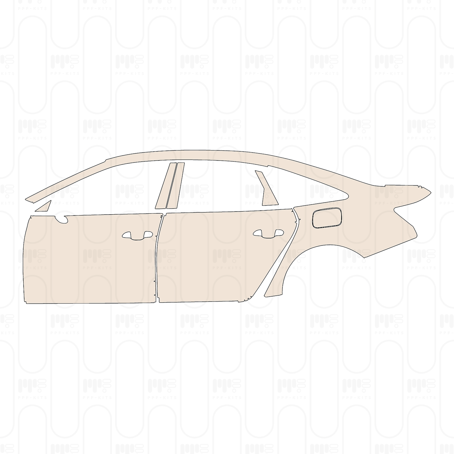 PPF precortado Audi A6 A6L TFSI e Base 2022