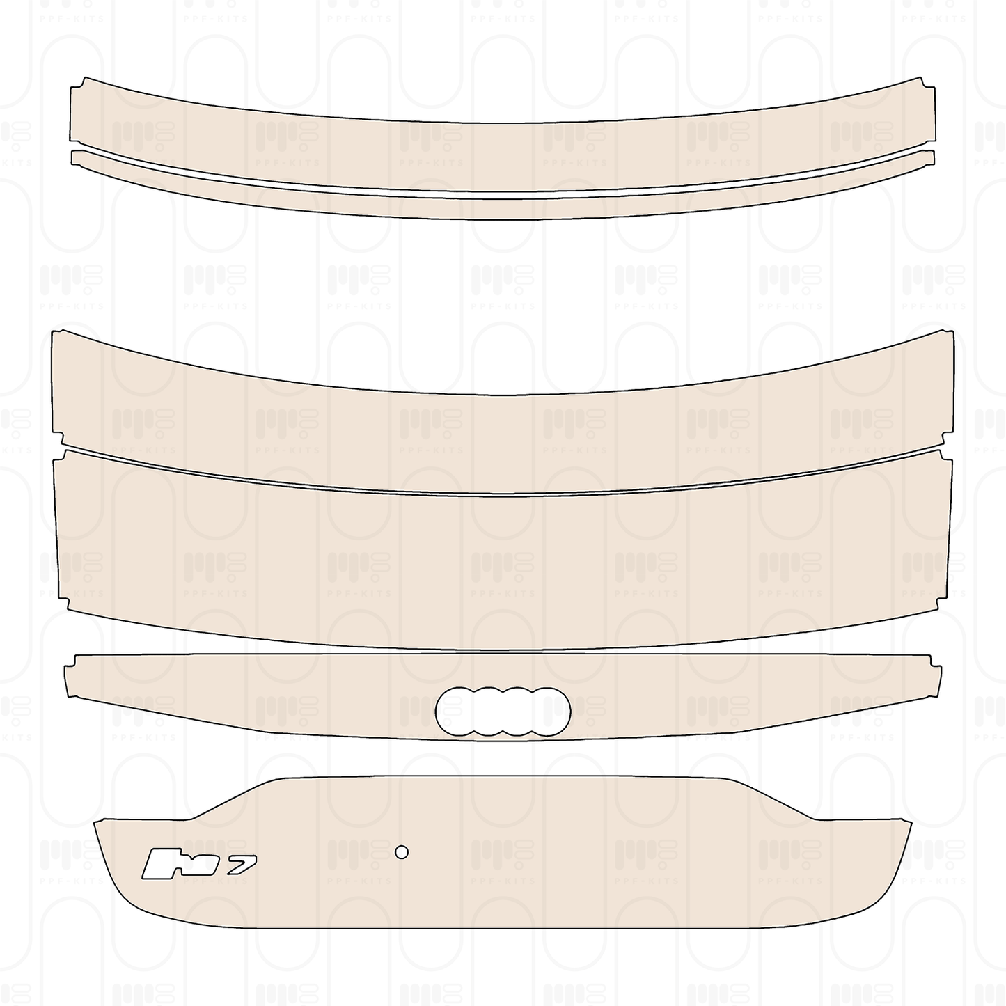Pre-Cut PPF Audi A7 RS7 Sportback 2022