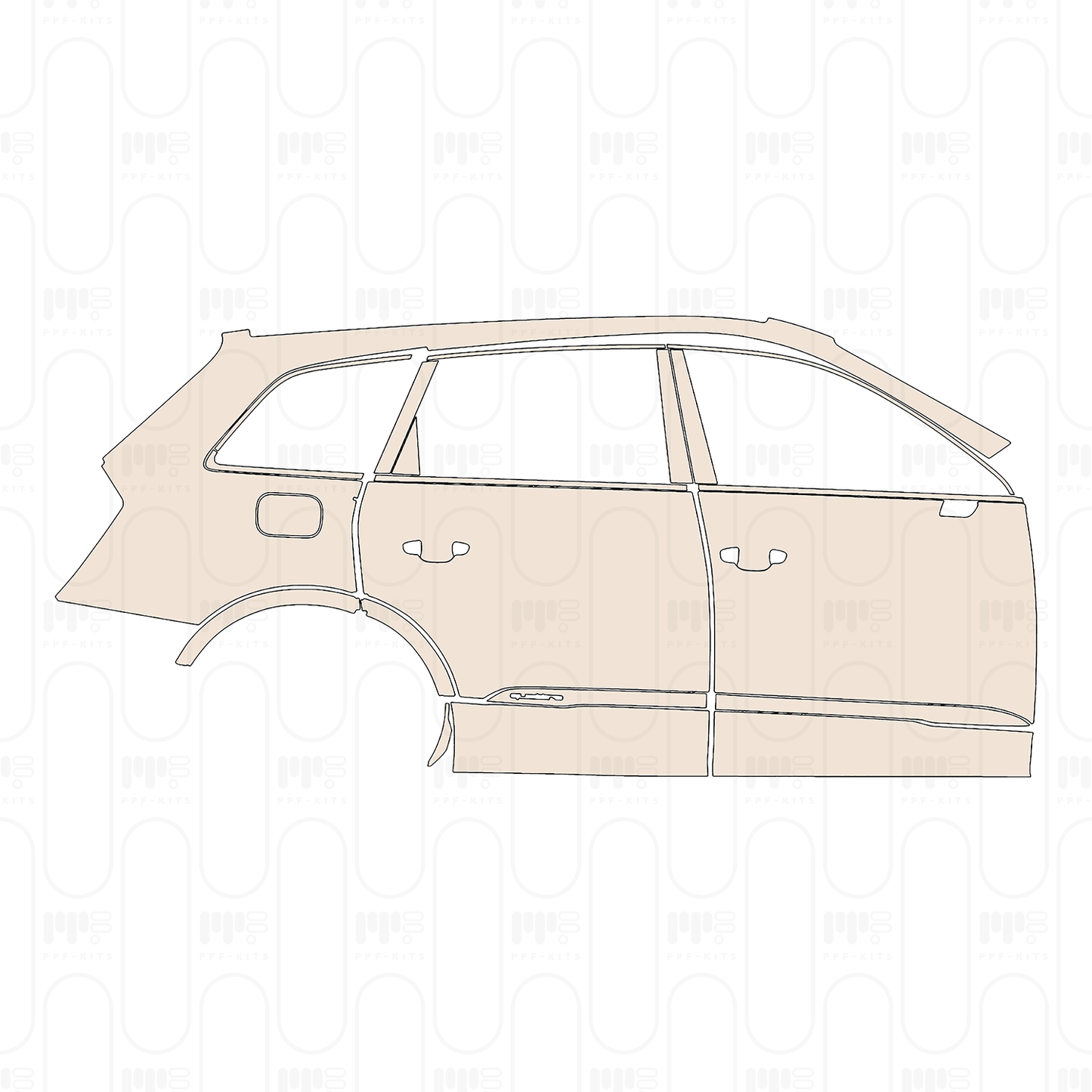 PPF precortado Audi Q7 Base 2022