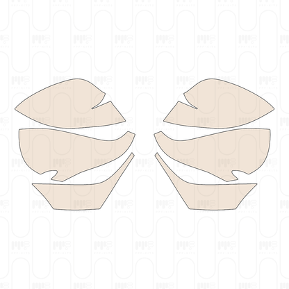 Pre-cut PPF pattern: Mirror - Alpine A 110 R 2023