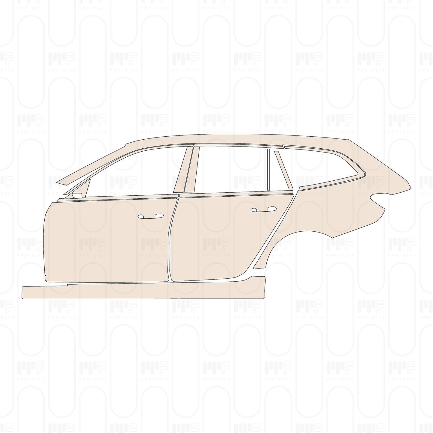 PPF precortado BMW 3 Series Touring Base 2023
