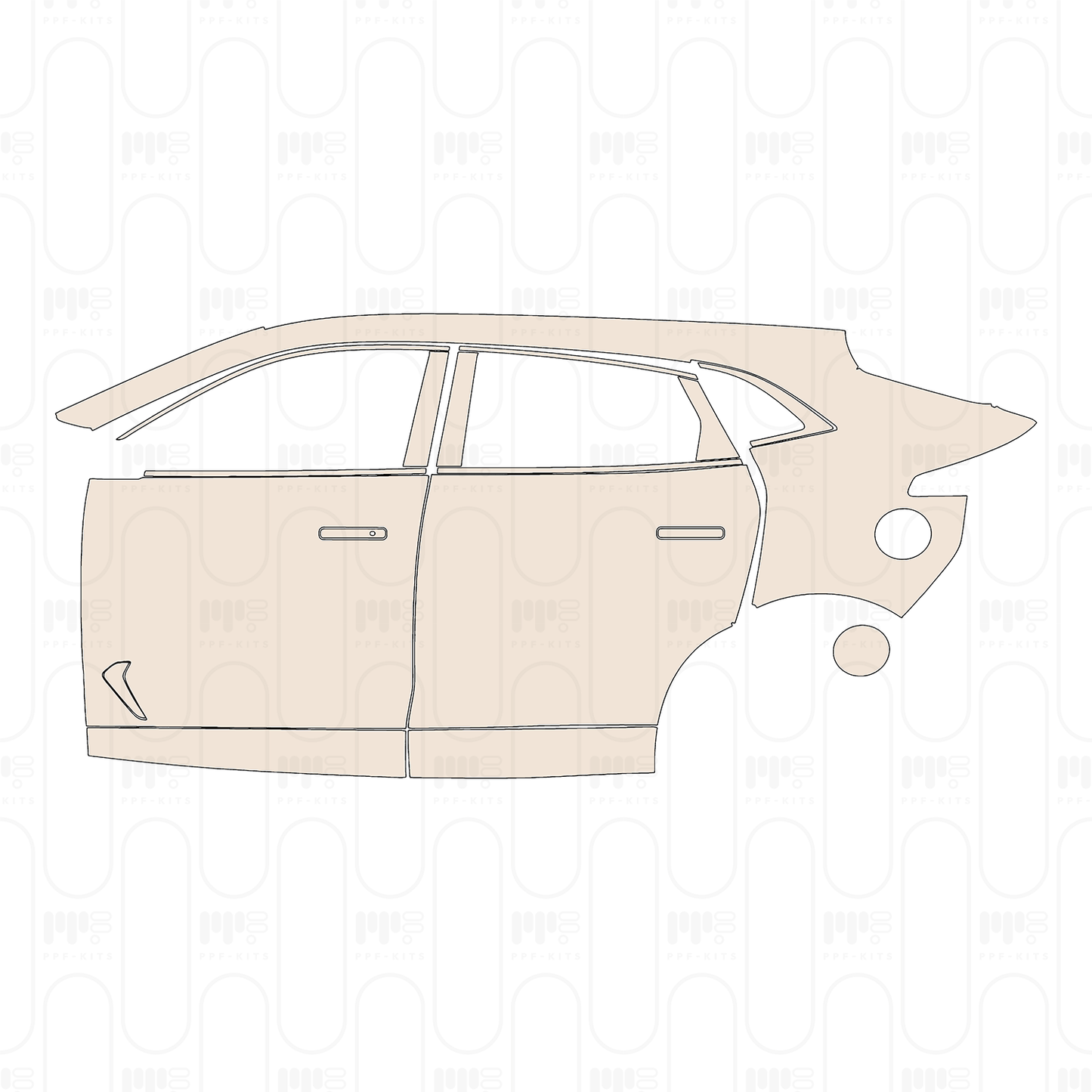 PPF precortado Changan Auto UNI-K 2023