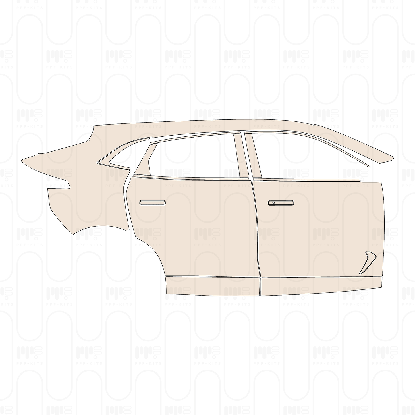 PPF precortado Changan Auto UNI-K 2023