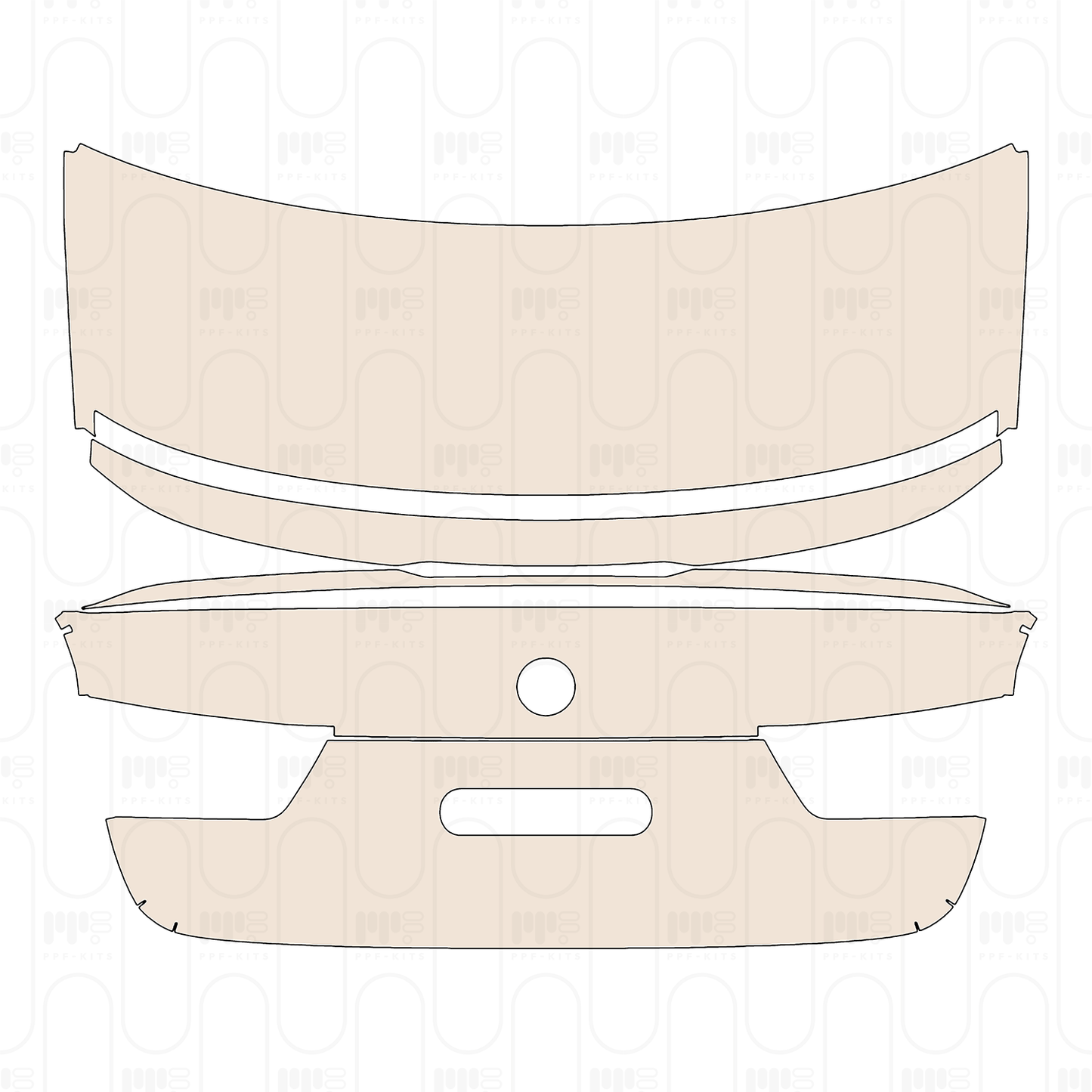 Pre-Cut PPF BMW 3 Series Sedan M3 2022