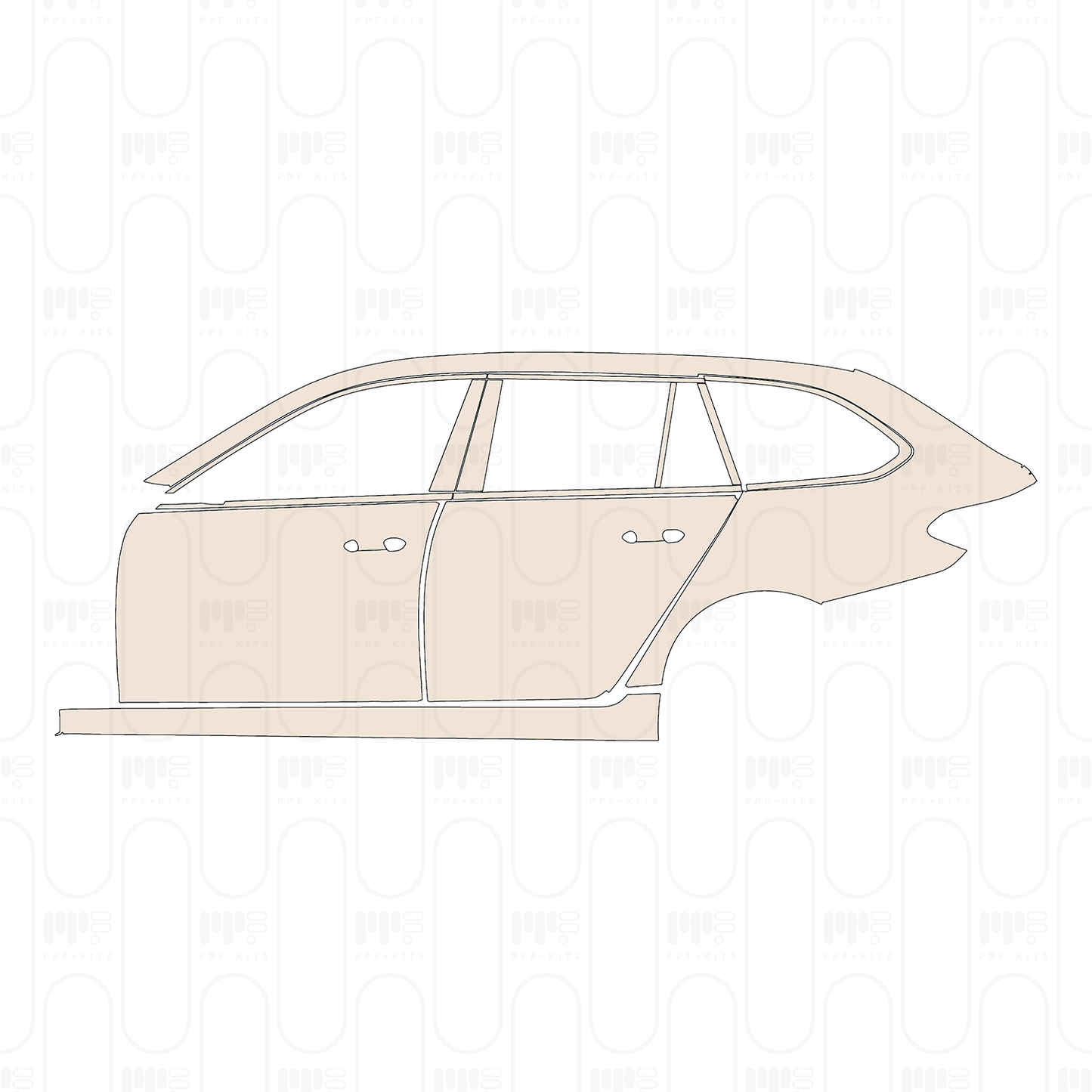 PPF precortado BMW 5 Series Touring Base 2022