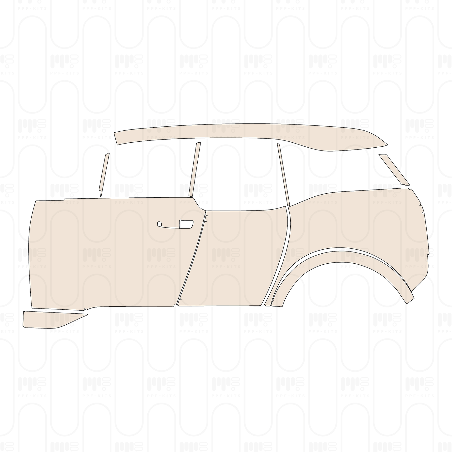 Pre-Cut PPF BMW i3S 2023