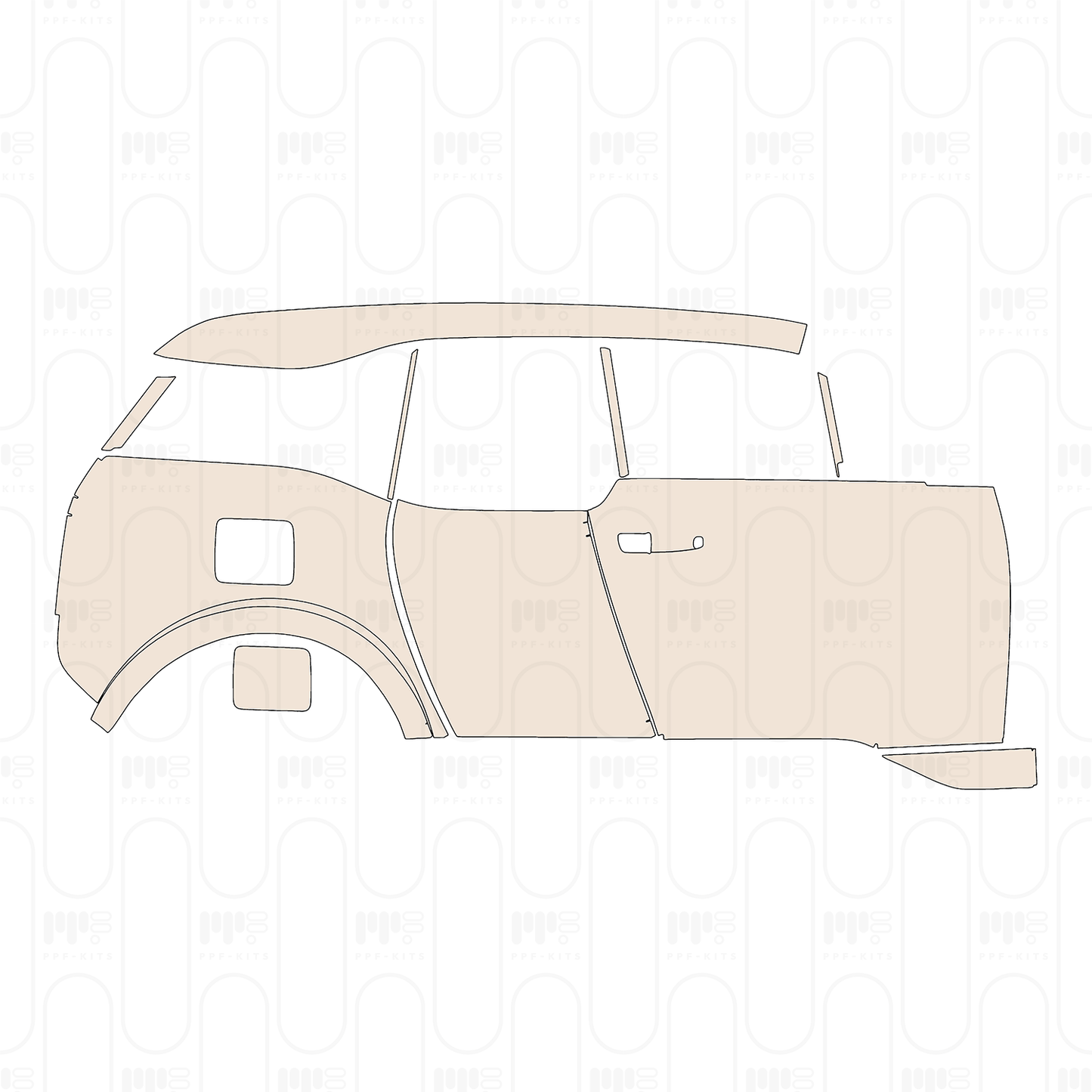 Pre-Cut PPF BMW i3S 2023