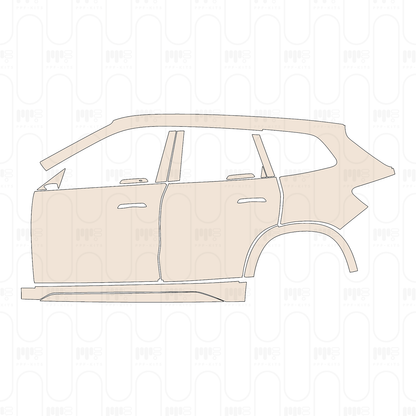 PPF precortado BMW X1 Standard Wheelbase Base 2023