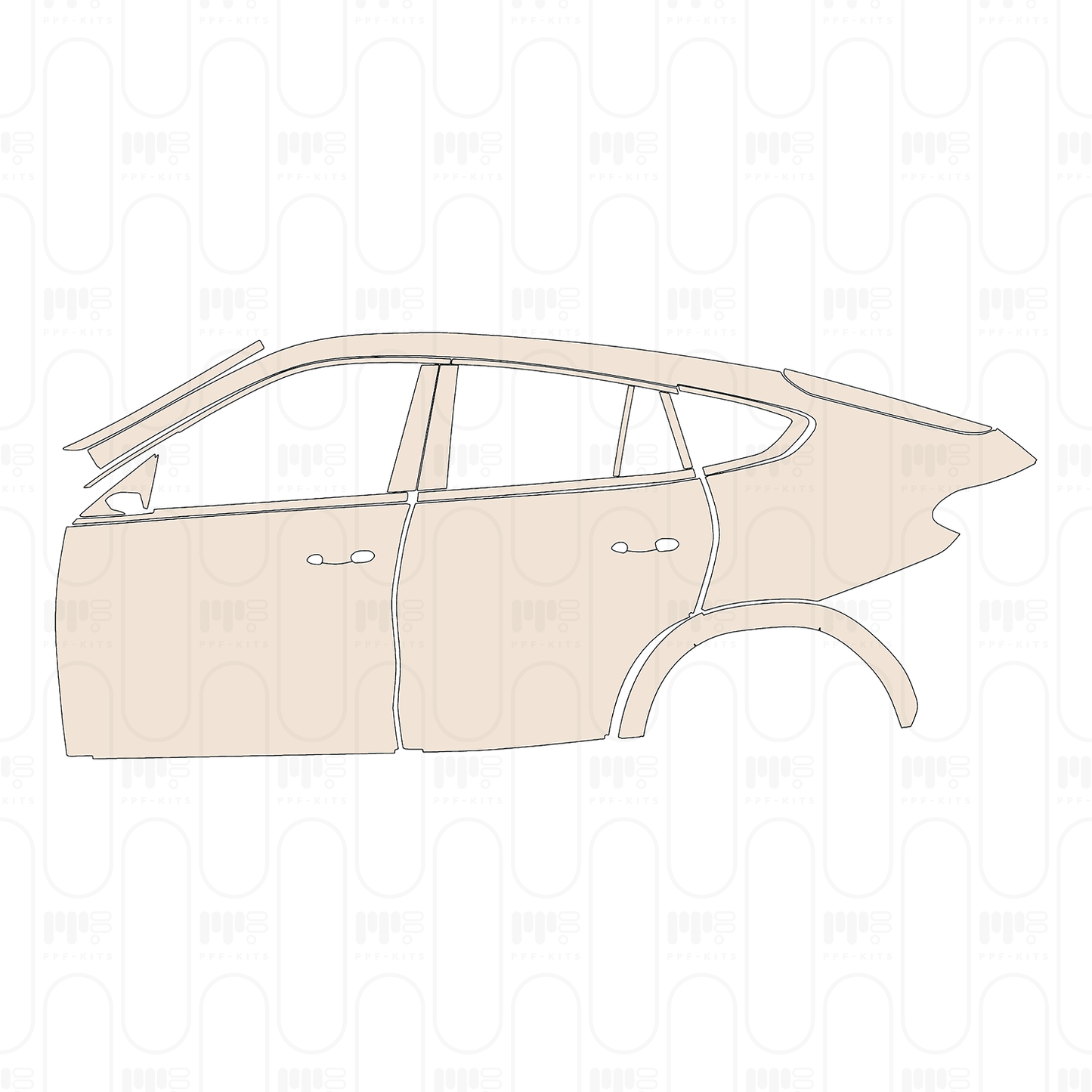 PPF precortado BMW X6 M 2022