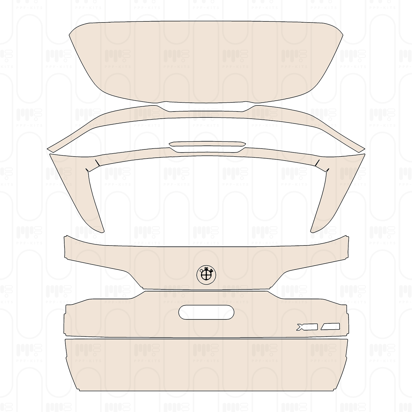 PPF precortado BMW X5 M 2022