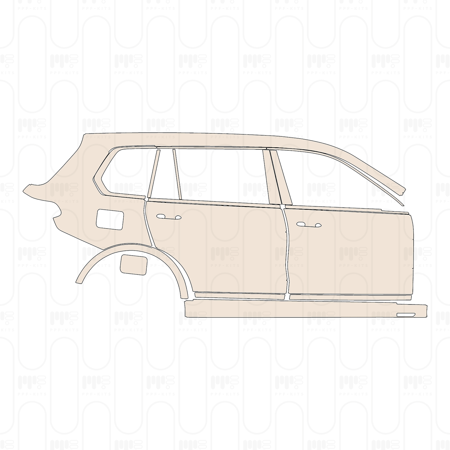 Pre-Cut PPF BMW X7 Luxury 2023