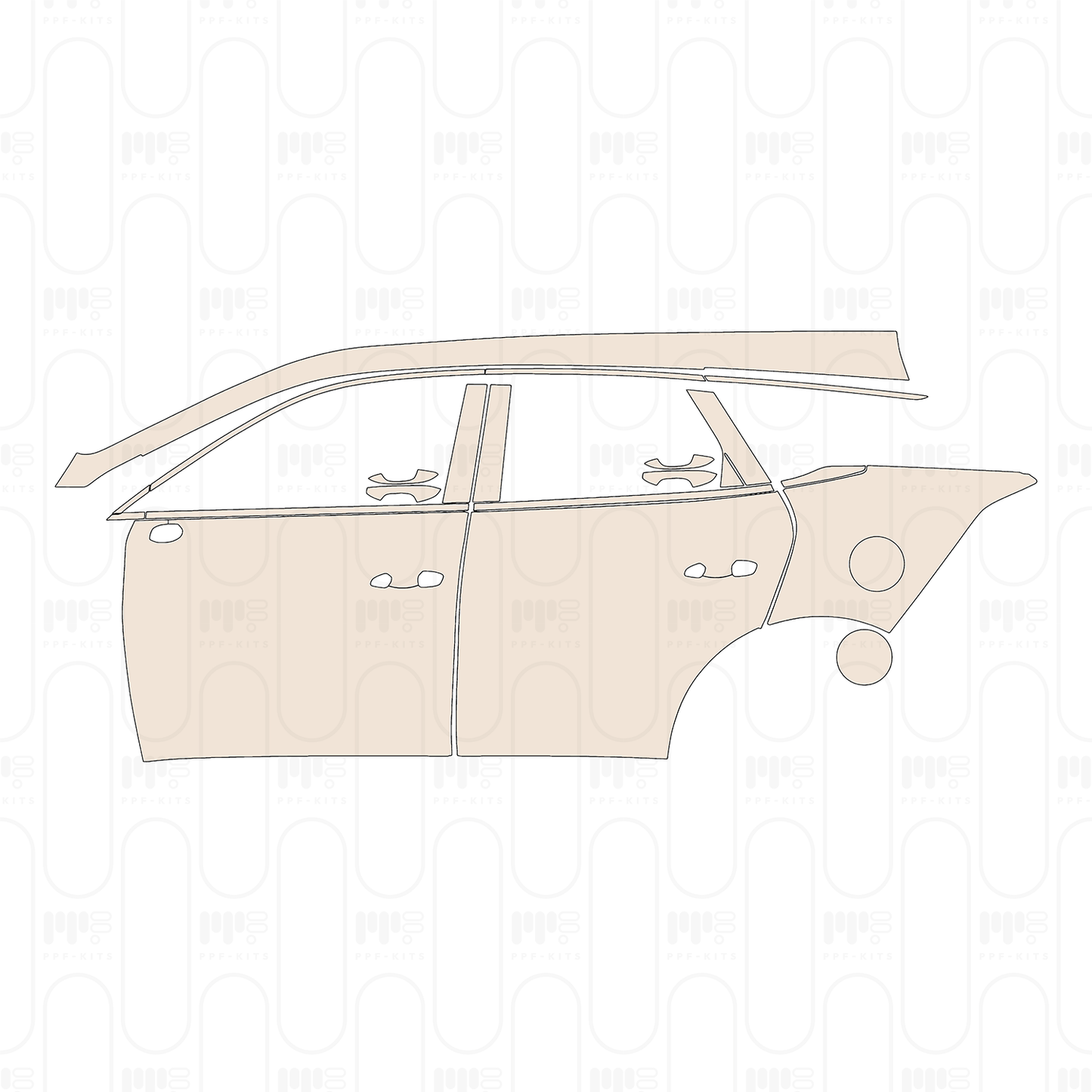PPF precortado BYD Tang New Energy (CN) EV 2022