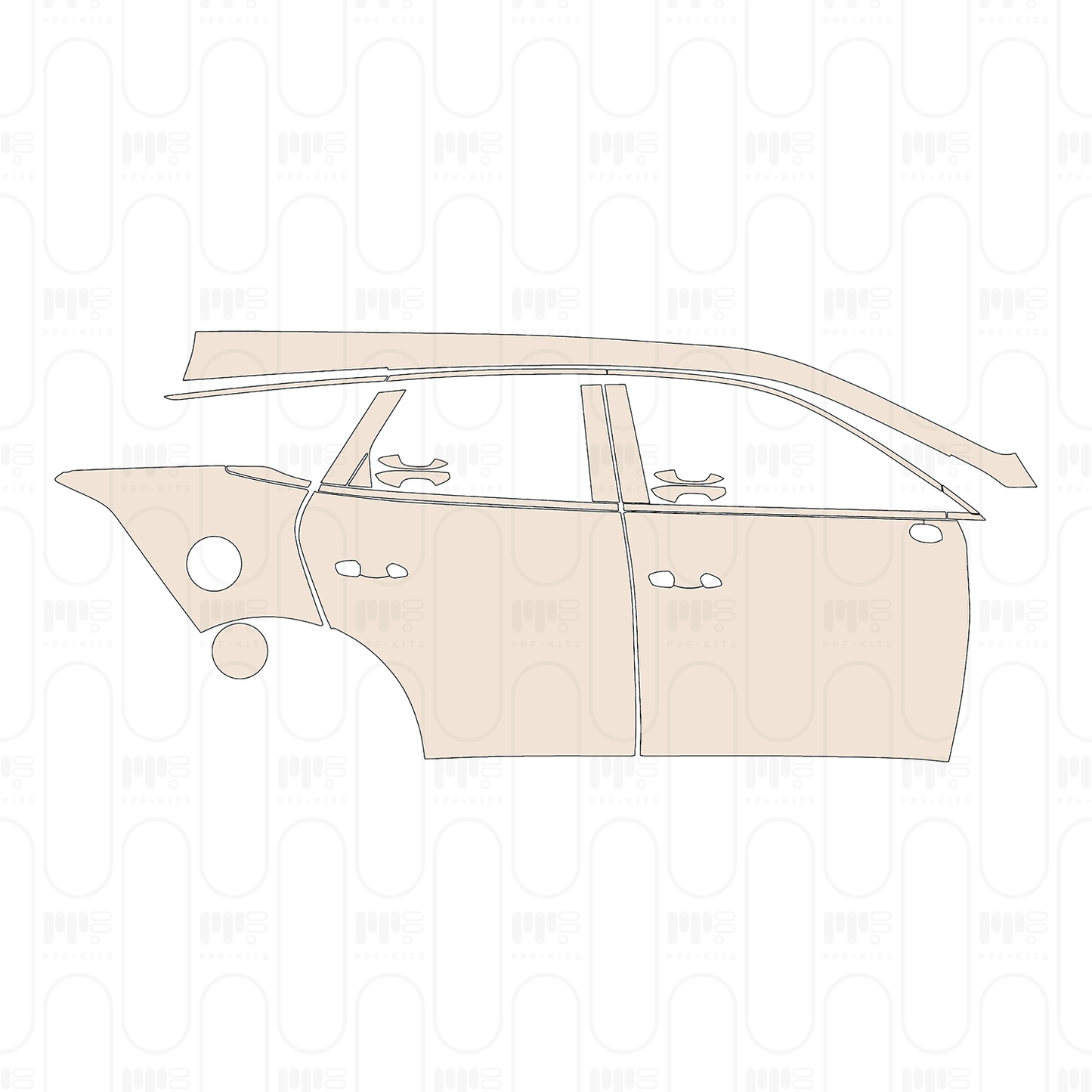PPF precortado BYD Tang New Energy (CN) EV 2022