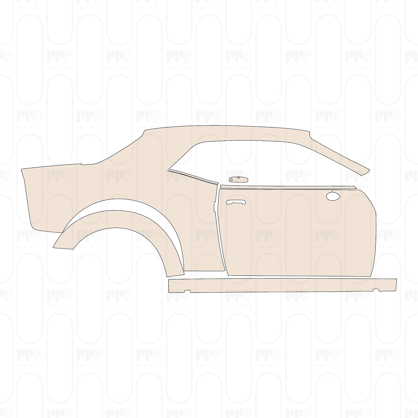 Pre-Cut PPF Dodge Challenger Widebody SRT HELLCAT REDEYE 2022