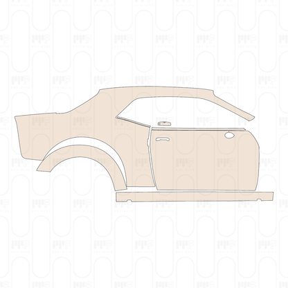 Pre-Cut PPF Dodge Challenger Widebody SRT HELLCAT REDEYE 2022